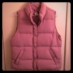 Down feather vest